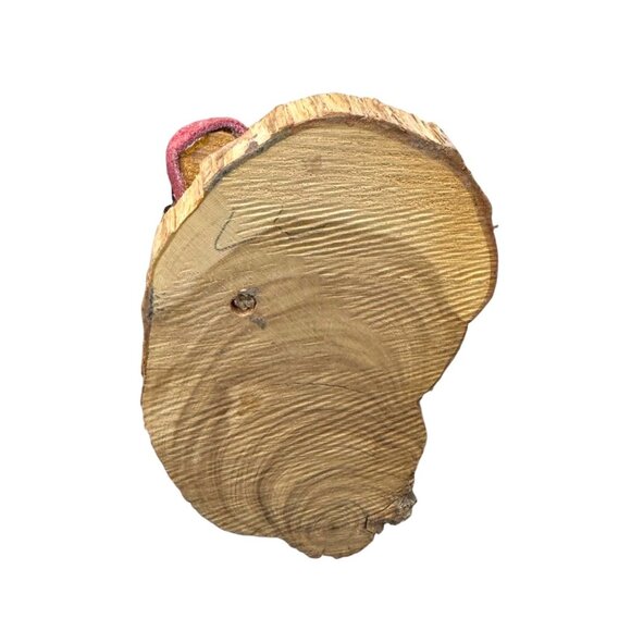 Handmade  Native American Eagle Kachina Doll On Base Faux Fur Feather Large 11" - Picture 4 of 9